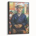 Impressionism Wall Art - Portrait of Père Tanguy by Vincent van Gogh