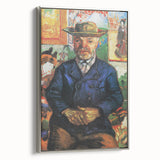 Impressionism Wall Art - Portrait of Père Tanguy by Vincent van Gogh
