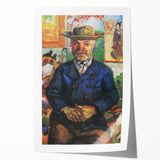 Impressionism Wall Art - Portrait of Père Tanguy by Vincent van Gogh
