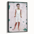 Modern Wall Art - Minimalist Childhood Portrait with Subtle Tones