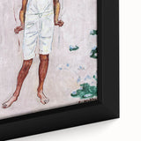 Modern Wall Art - Minimalist Childhood Portrait with Subtle Tones