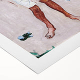 Modern Wall Art - Minimalist Childhood Portrait with Subtle Tones