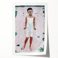 Modern Wall Art - Minimalist Childhood Portrait with Subtle Tones