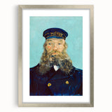 Impressionism Wall Art - Portrait of Postman Roulin by Vincent van Gogh