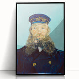 Impressionism Wall Art - Portrait of Postman Roulin by Vincent van Gogh