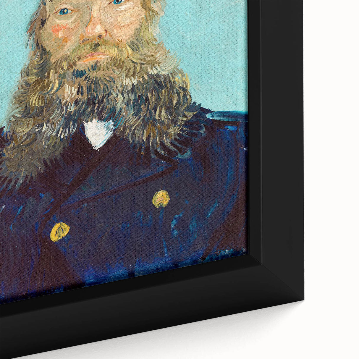 Impressionism Wall Art - Portrait of Postman Roulin by Vincent van Gogh