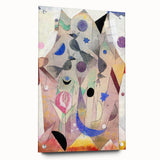 Abstract Modern Art Print - Persian Nightingales by Paul Klee - Modern Wall Art