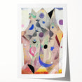 Abstract Modern Art Print - Persian Nightingales by Paul Klee - Modern Wall Art