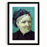 Impressionism Wall Art - Portrait of the Artist's Mother by van Gogh