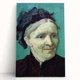 Impressionism Wall Art - Portrait of the Artist's Mother by van Gogh