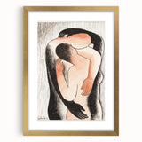 Modern Wall Art: Abstract Embrace – Contemporary Art for Unique Spaces