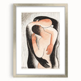 Modern Wall Art: Abstract Embrace – Contemporary Art for Unique Spaces