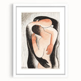 Modern Wall Art: Abstract Embrace – Contemporary Art for Unique Spaces