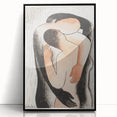 Modern Wall Art: Abstract Embrace – Contemporary Art for Unique Spaces