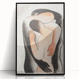 Modern Wall Art: Abstract Embrace – Contemporary Art for Unique Spaces