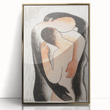 Modern Wall Art: Abstract Embrace – Contemporary Art for Unique Spaces