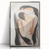 Modern Wall Art: Abstract Embrace – Contemporary Art for Unique Spaces