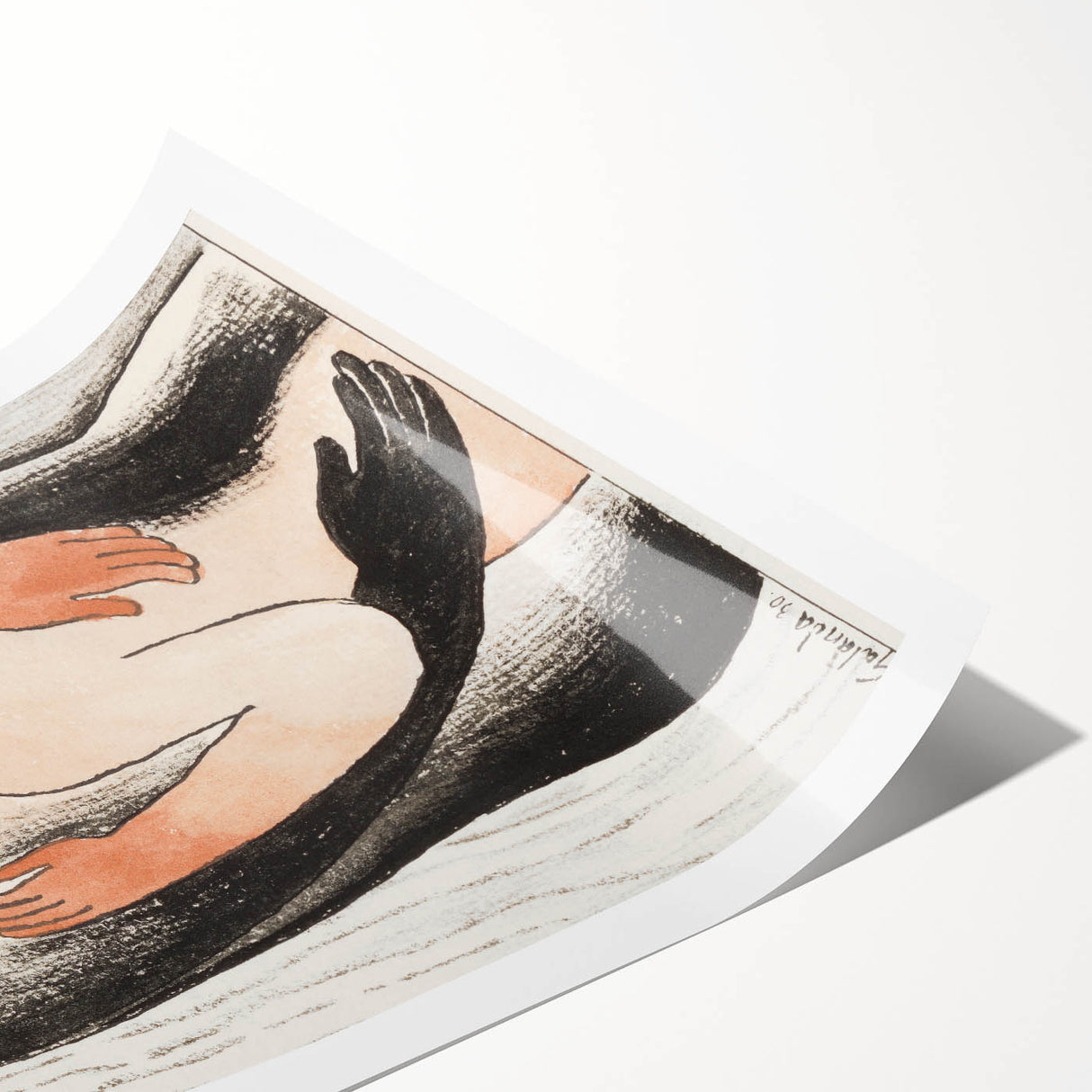 Modern Wall Art: Abstract Embrace – Contemporary Art for Unique Spaces