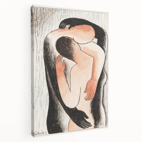 Modern Wall Art: Abstract Embrace – Contemporary Art for Unique Spaces