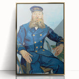 Impressionism Wall Art - Portrait of Postman Joseph Roulin by van Gogh
