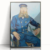 Impressionism Wall Art - Portrait of Postman Joseph Roulin by van Gogh