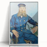 Impressionism Wall Art - Portrait of Postman Joseph Roulin by van Gogh