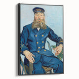 Impressionism Wall Art - Portrait of Postman Joseph Roulin by van Gogh