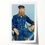Impressionism Wall Art - Portrait of Postman Joseph Roulin by van Gogh