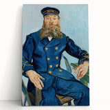 Impressionism Wall Art - Portrait of Postman Joseph Roulin by van Gogh