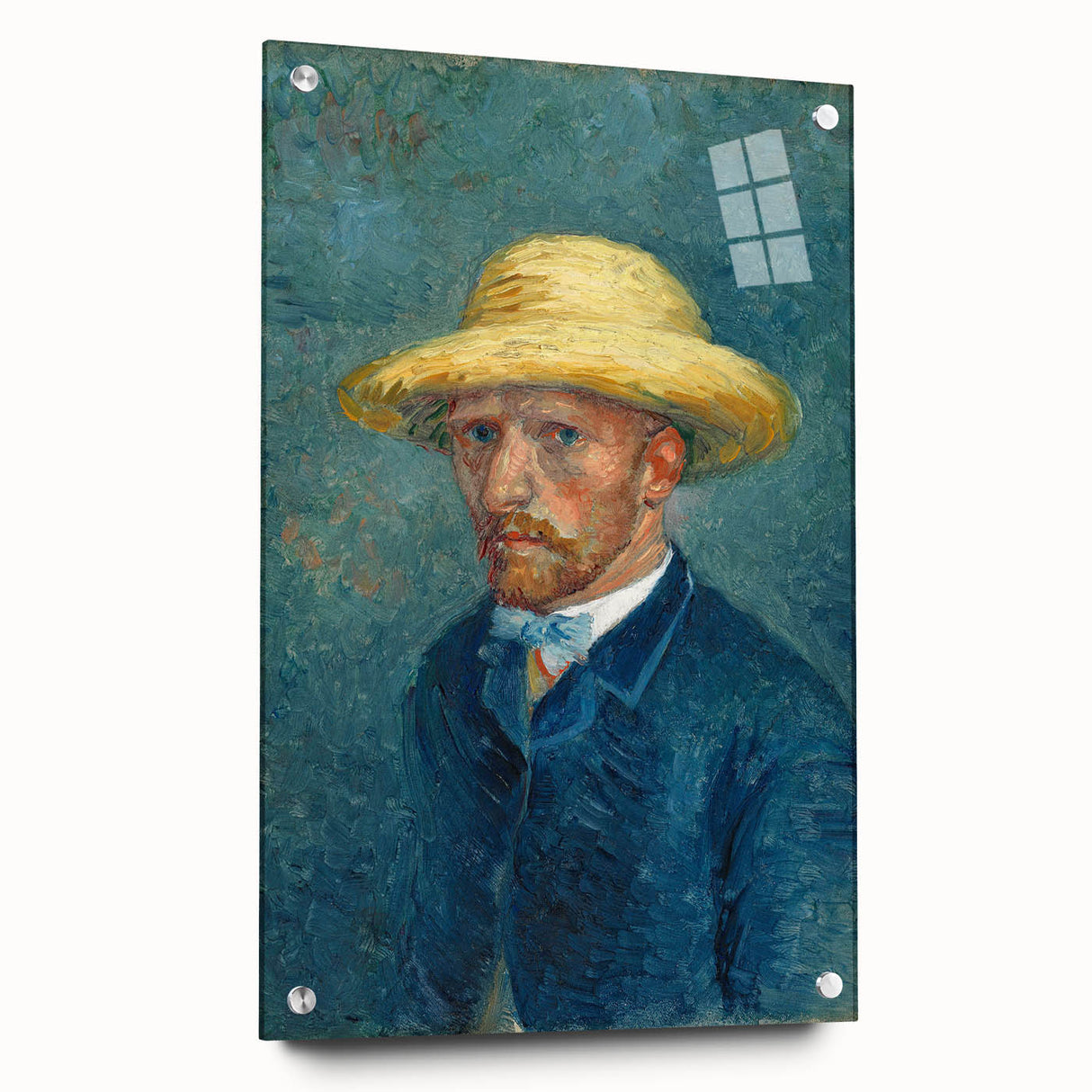 Impressionism Wall Art - Portrait of Theo van Gogh by Vincent van Gogh