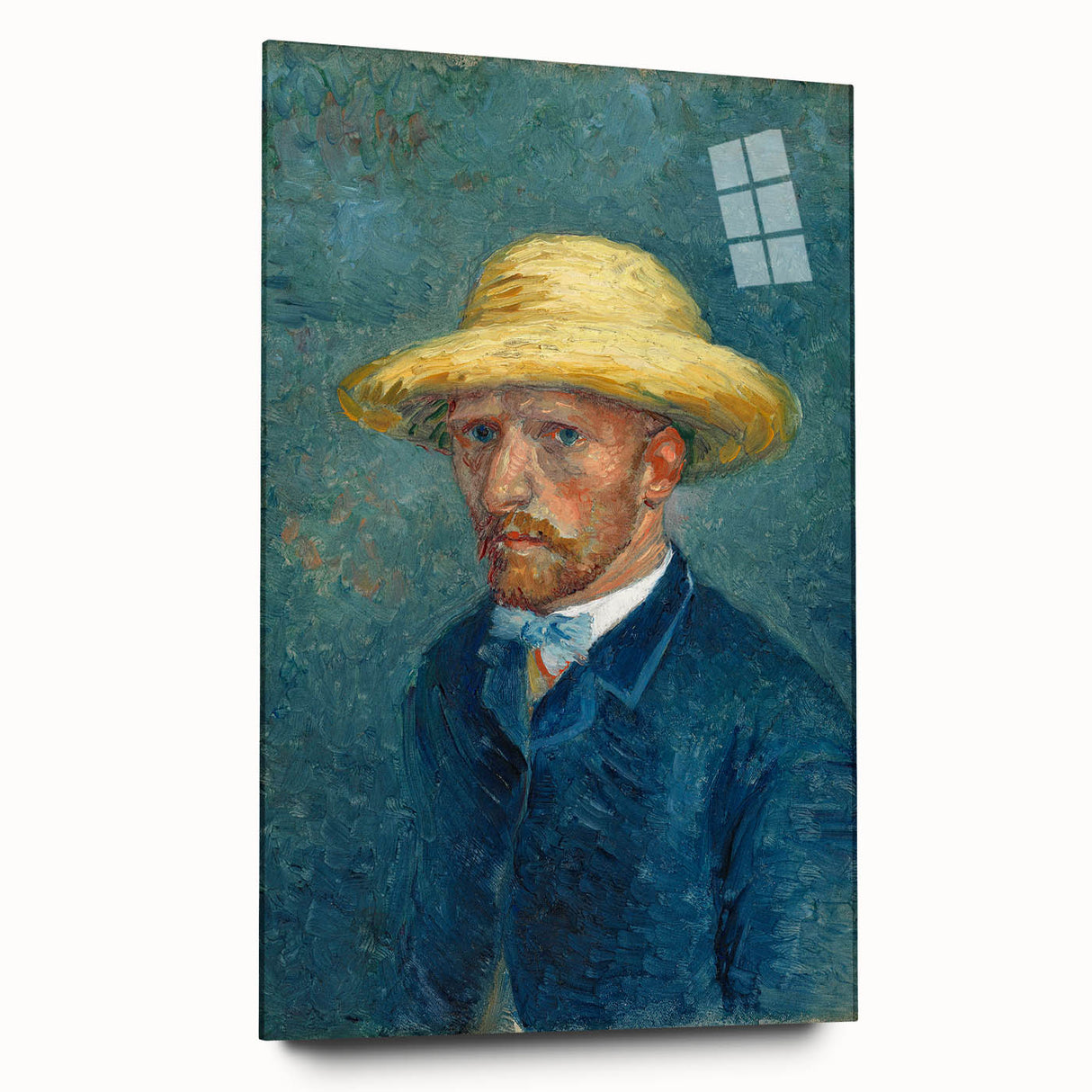 Impressionism Wall Art - Portrait of Theo van Gogh by Vincent van Gogh