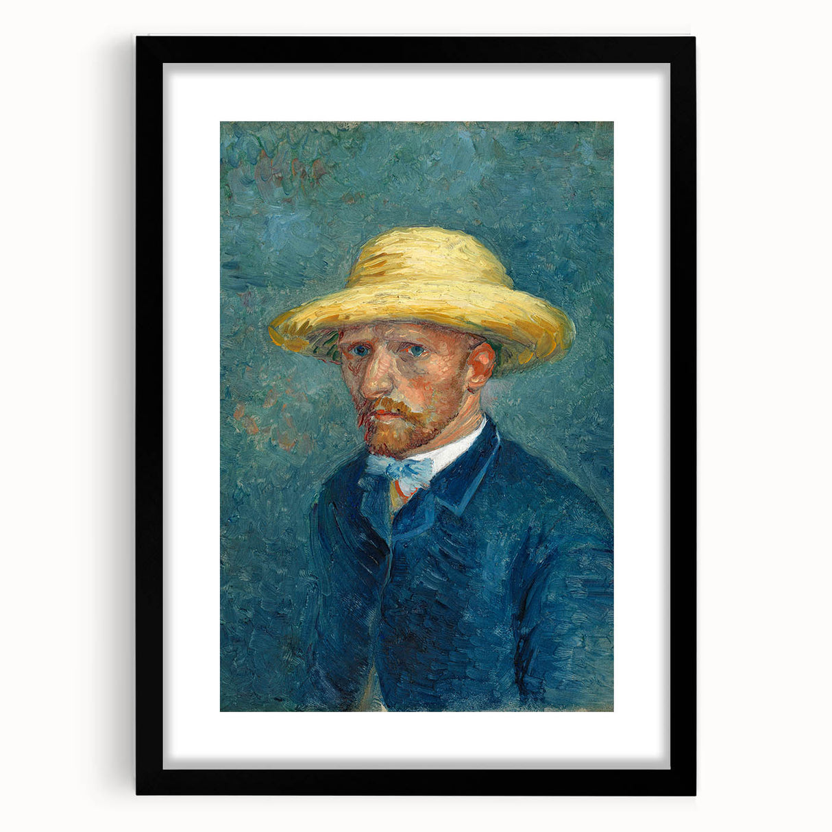Impressionism Wall Art - Portrait of Theo van Gogh by Vincent van Gogh