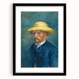 Impressionism Wall Art - Portrait of Theo van Gogh by Vincent van Gogh