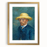 Impressionism Wall Art - Portrait of Theo van Gogh by Vincent van Gogh