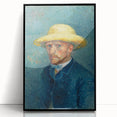 Impressionism Wall Art - Portrait of Theo van Gogh by Vincent van Gogh