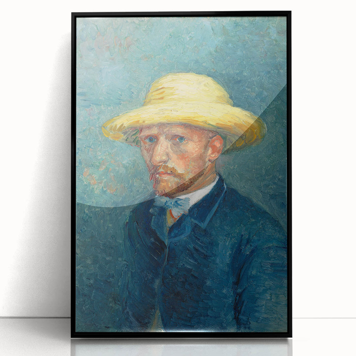 Impressionism Wall Art - Portrait of Theo van Gogh by Vincent van Gogh