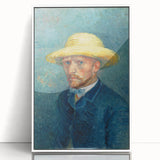 Impressionism Wall Art - Portrait of Theo van Gogh by Vincent van Gogh