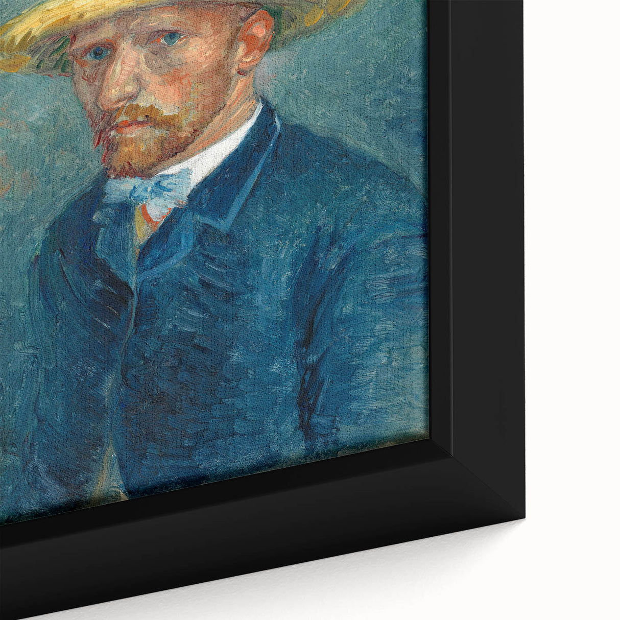 Impressionism Wall Art - Portrait of Theo van Gogh by Vincent van Gogh