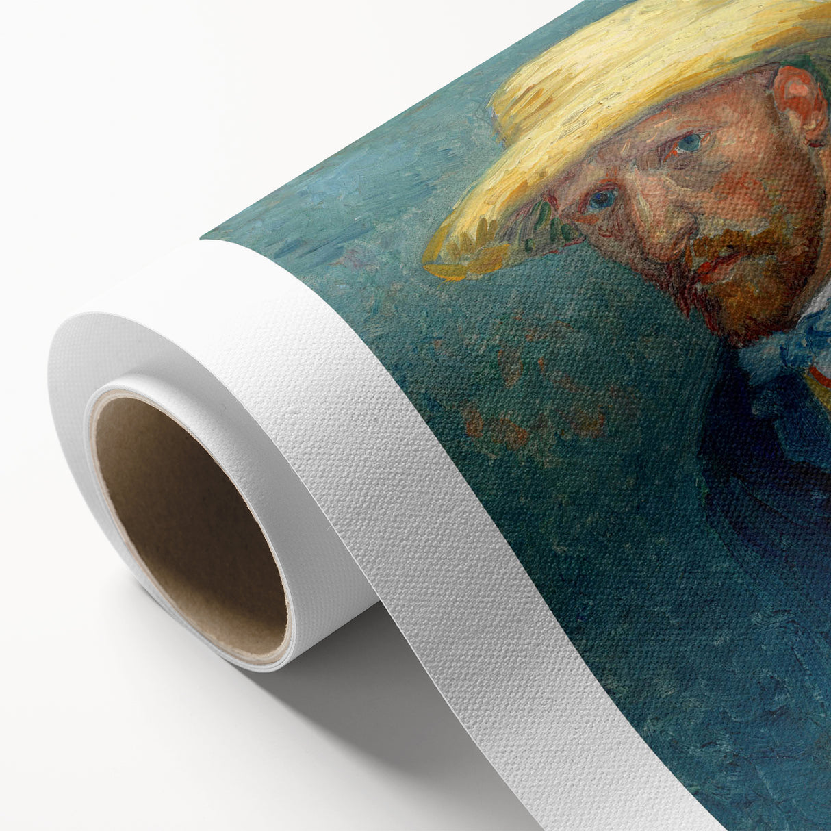 Impressionism Wall Art - Portrait of Theo van Gogh by Vincent van Gogh