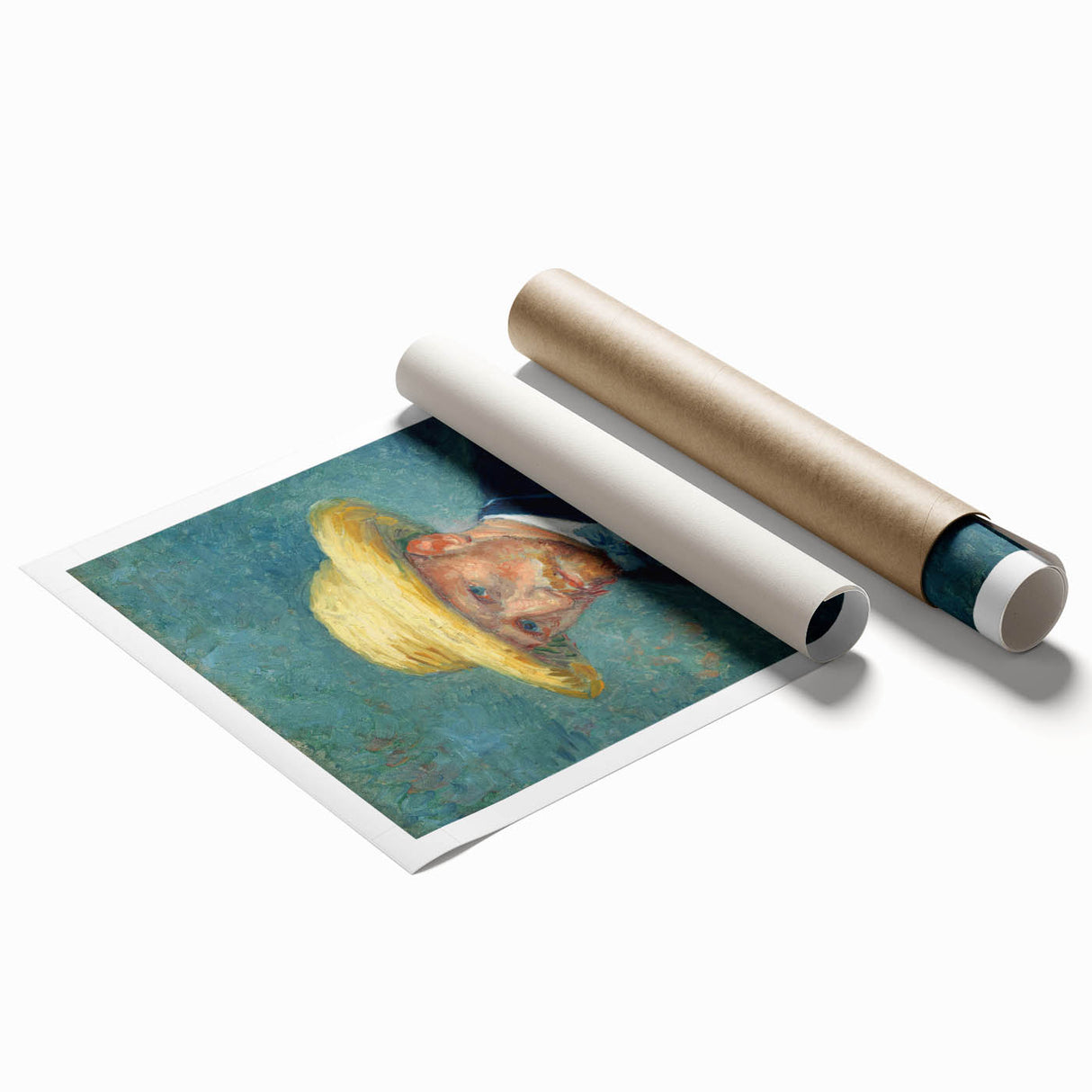 Impressionism Wall Art - Portrait of Theo van Gogh by Vincent van Gogh