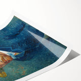 Impressionism Wall Art - Portrait of Theo van Gogh by Vincent van Gogh