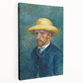 Impressionism Wall Art - Portrait of Theo van Gogh by Vincent van Gogh