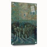 Impressionism Wall Art - Prisoners Exercising by Vincent van Gogh