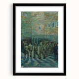 Impressionism Wall Art - Prisoners Exercising by Vincent van Gogh