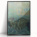 Impressionism Wall Art - Prisoners Exercising by Vincent van Gogh