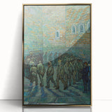 Impressionism Wall Art - Prisoners Exercising by Vincent van Gogh