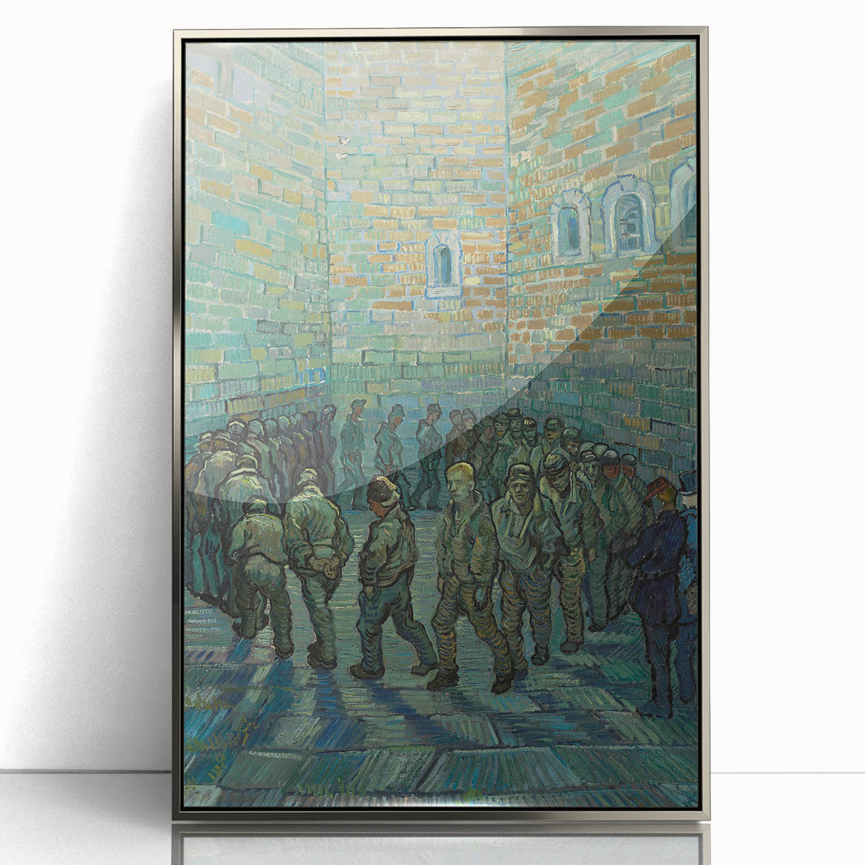 Impressionism Wall Art - Prisoners Exercising by Vincent van Gogh
