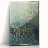 Impressionism Wall Art - Prisoners Exercising by Vincent van Gogh