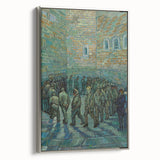 Impressionism Wall Art - Prisoners Exercising by Vincent van Gogh