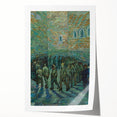 Impressionism Wall Art - Prisoners Exercising by Vincent van Gogh